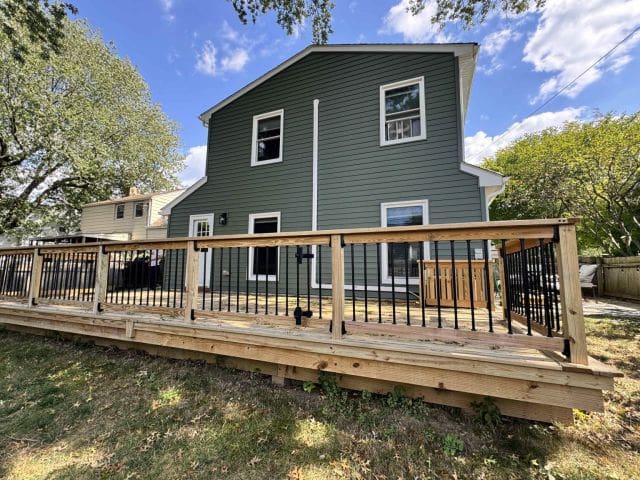 Wood Deck DekPro Railing by MyFixitUpLife